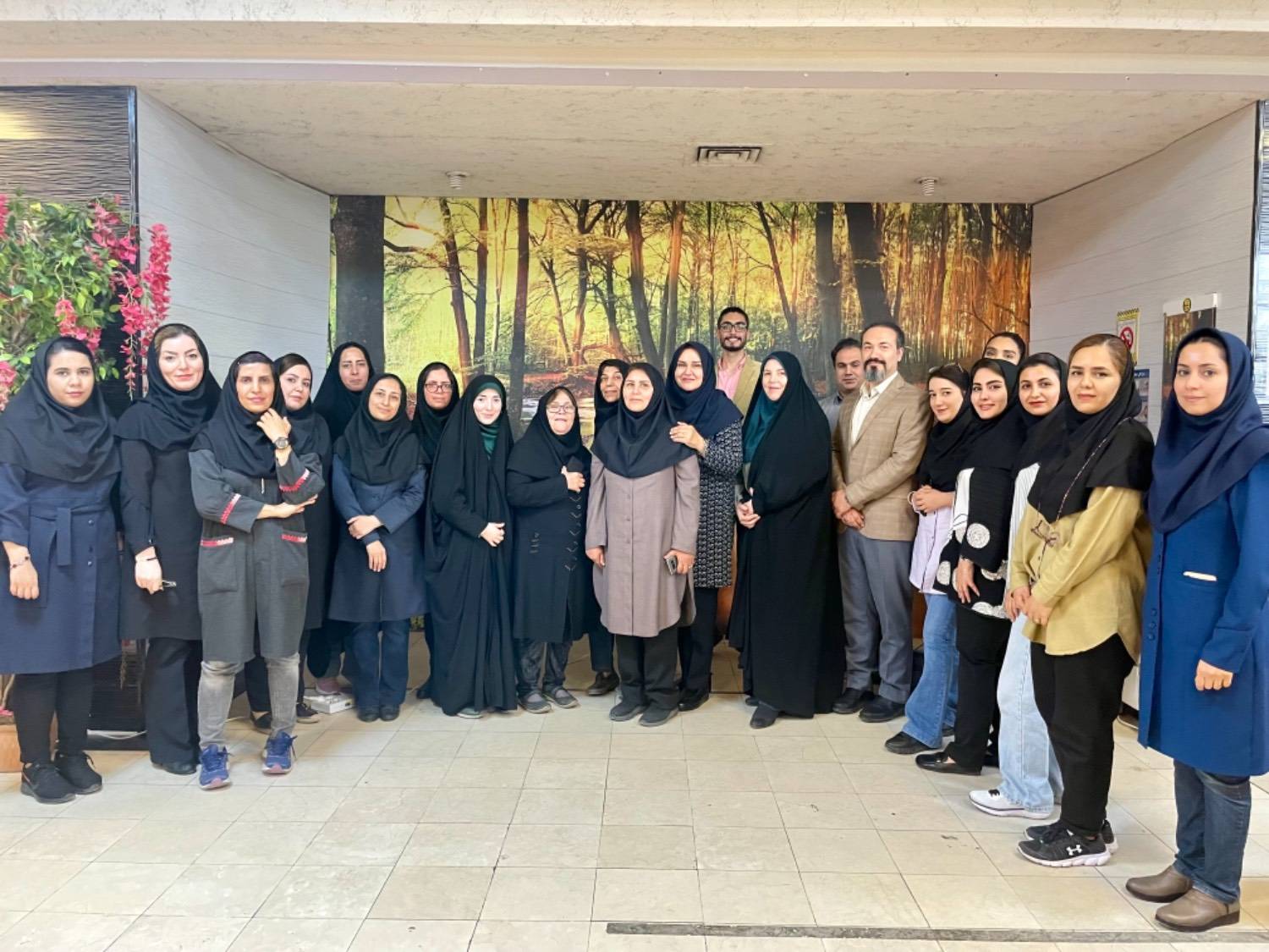 عکس گروهی اعضای بیوشیمی